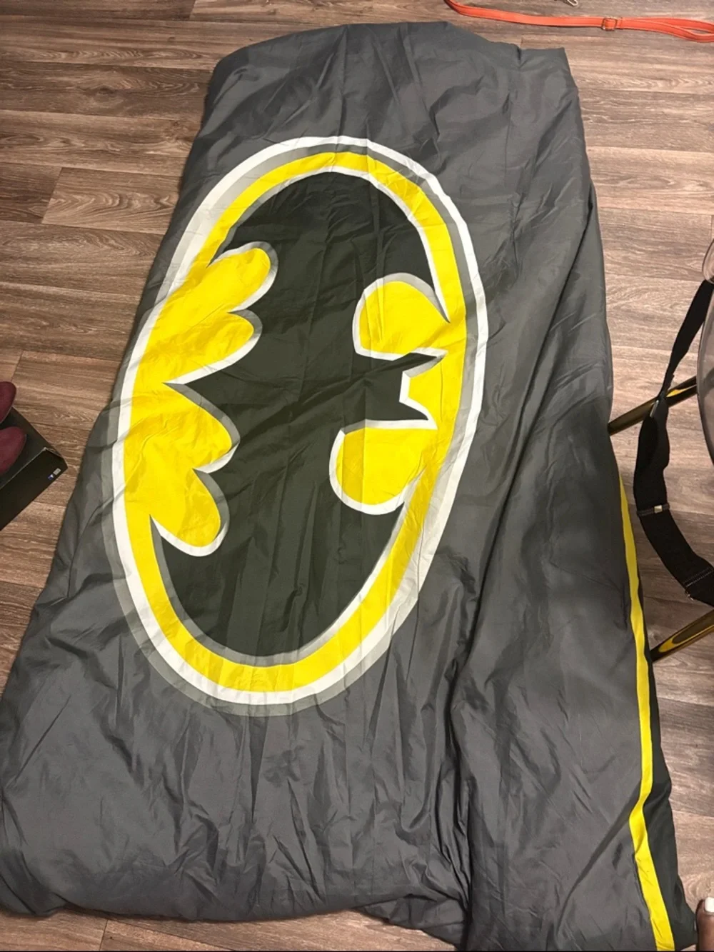 Reversible Batman Logo Comforter - Licensed Character Bedding